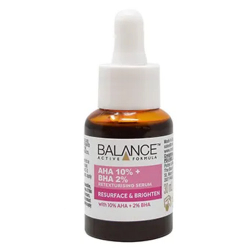 سرم پیلینگ و لایه بردار AHA10% و BHA2% بالانس حجم 30 میل اصلی