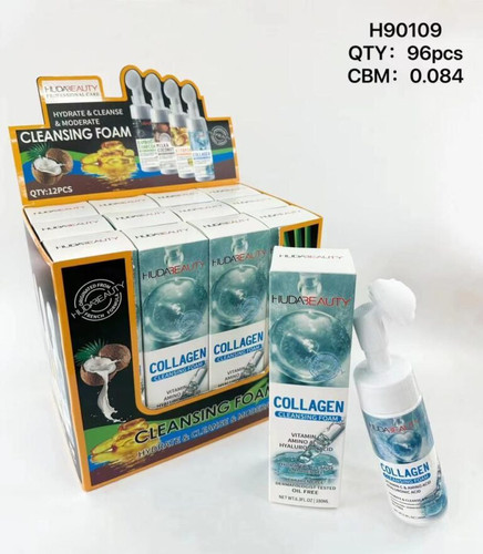 خرید آنلاین فوم پاک کننده کلاژن براش دار هدی بیوتی 180میل اصلی