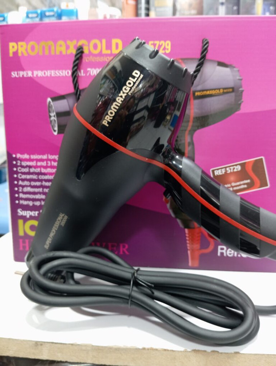 سشوار حرفه ای پرومکس گلد مدل Ref_5729 اصلی