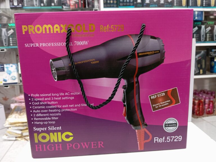 خرید آنلاین سشوار حرفه ای پرومکس گلد مدل Ref_5729 اصلی