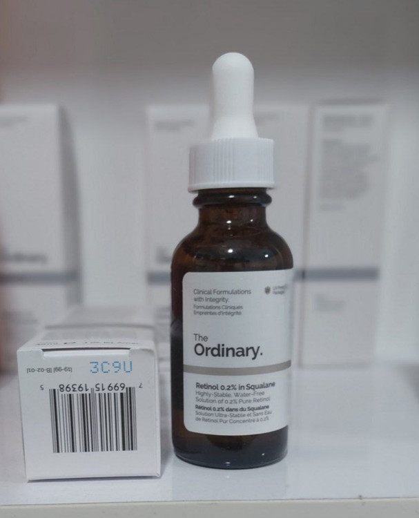 خرید آنلاین سرم ضد چروک اوردینری حاوی رتینول 0.2% حجم 30میل اورجینال