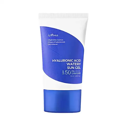 خرید آنلاین ضد آفتاب آبرسان ومرطوب کننده فیزیکی هیالورونیک اسید ایزنتری spf50 اورجینال