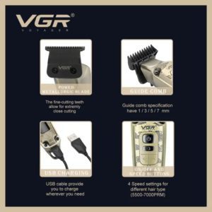 ماشین اصلاح وی جی آرمدل VGR V-901 اصلی