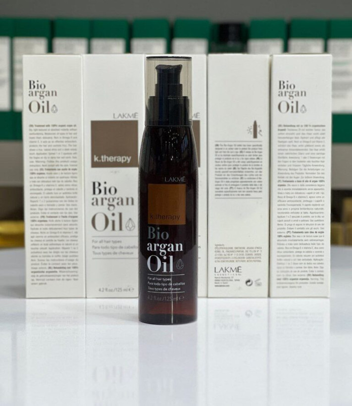 خرید آنلاین روغن مو آرگان لاکمه 125میل lakme bio اورجینال