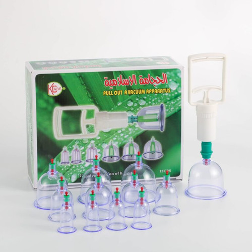 دستگاه بادکش طبی وحجامت بدن 12لیوانی اصل