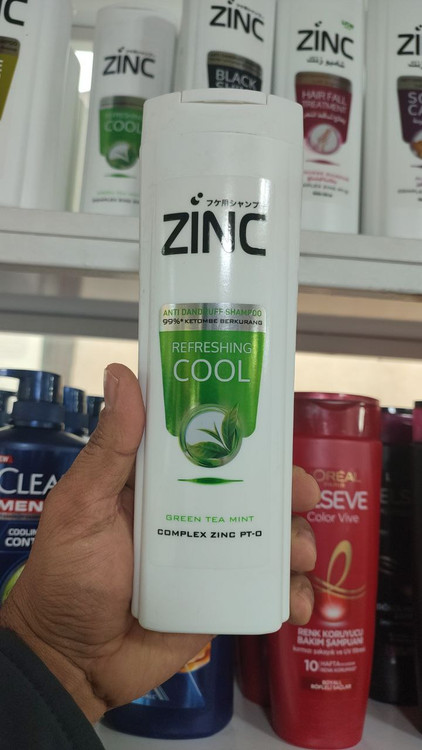 خرید آنلاین شامپو زینک مخصوص موهای چرب مدل RE FRESHING COOL اصلی
