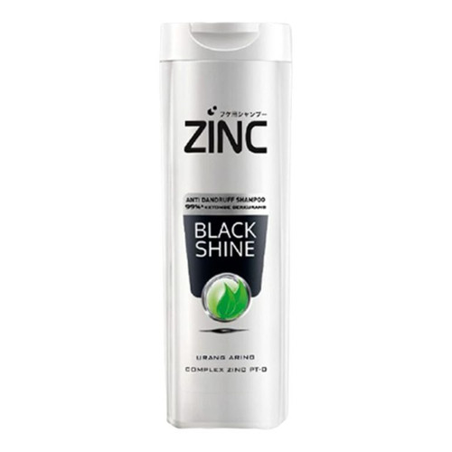 شامپو زینک مشکی ضد شوره black shine حجم 340 میل اصلی