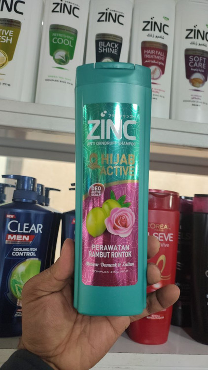 خرید آنلاین شامپو ضد شوره و ضد ریزش مو زینک ZINC مدل Anti Ketombe حجم 340 میل اصلی