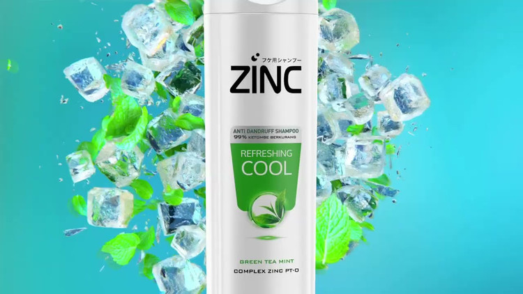 شامپو زینک مخصوص موهای چرب مدل RE FRESHING COOL اصلی