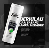 خرید شامپو زینک مشکی ضد شوره black shine حجم 340 میل اصلی