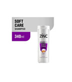 خرید شامپو نرم کننده مو زینک مدل SOFT CARE عصاره بادام حجم 340 میلی لیتر اصلی