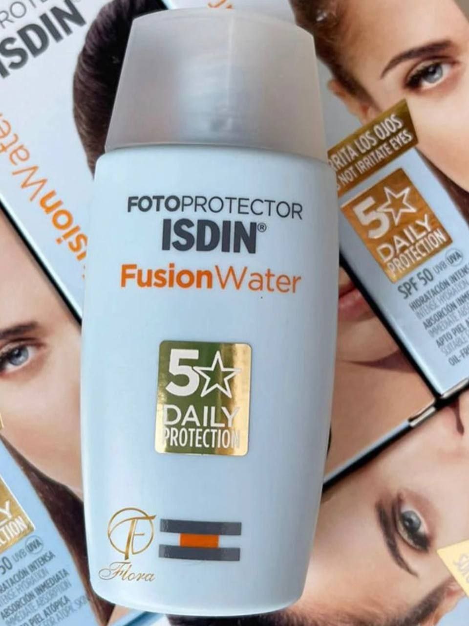خرید آنلاین ضد آفتاب ایزدین فیوژن واتر بی رنگ SPF50🌞