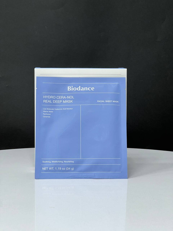 خرید آنلاین ماسک آبرسان و تقویت کننده بایودنس هیالورونیک اسید Biodanceپک4عدد