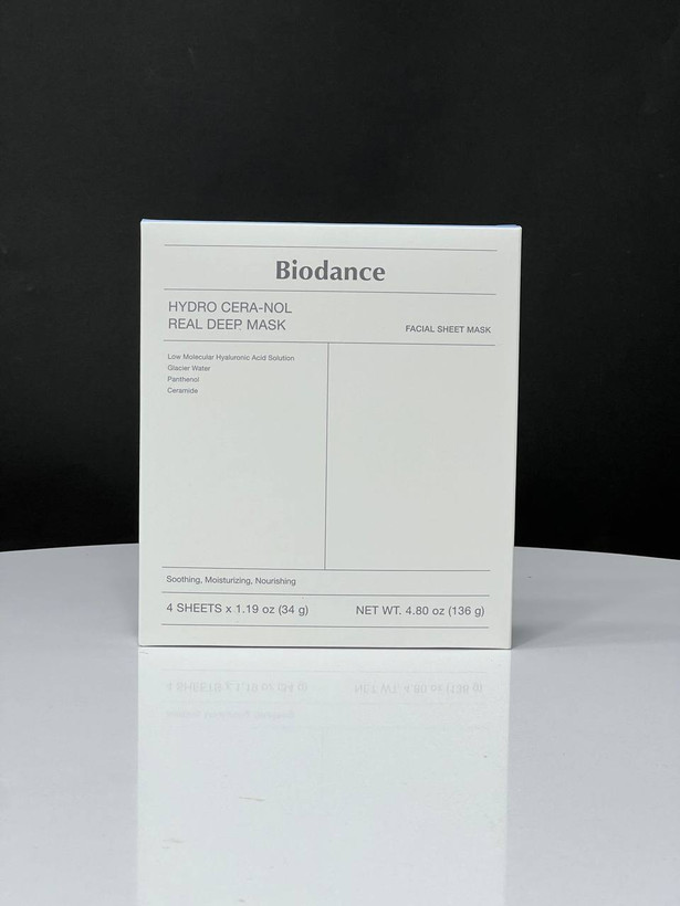 خرید ماسک آبرسان و تقویت کننده بایودنس هیالورونیک اسید Biodanceپک4عدد
