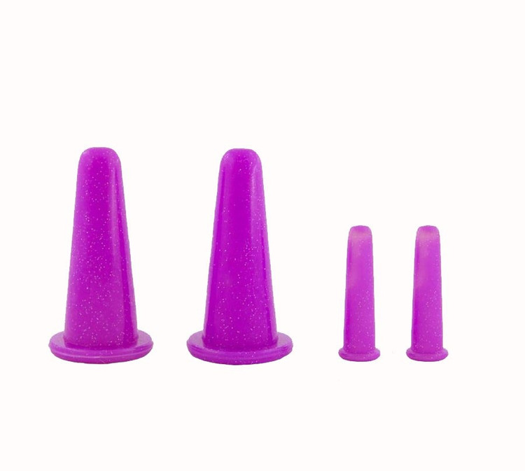 کاپ سیلیکونی پک صورت و بدن 4 عددی بادکش صورت سیلیکونی