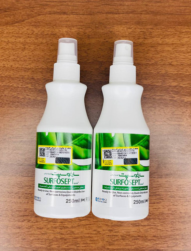 محلول ضد عفونی کننده تجهیزات سالنی 250 میل