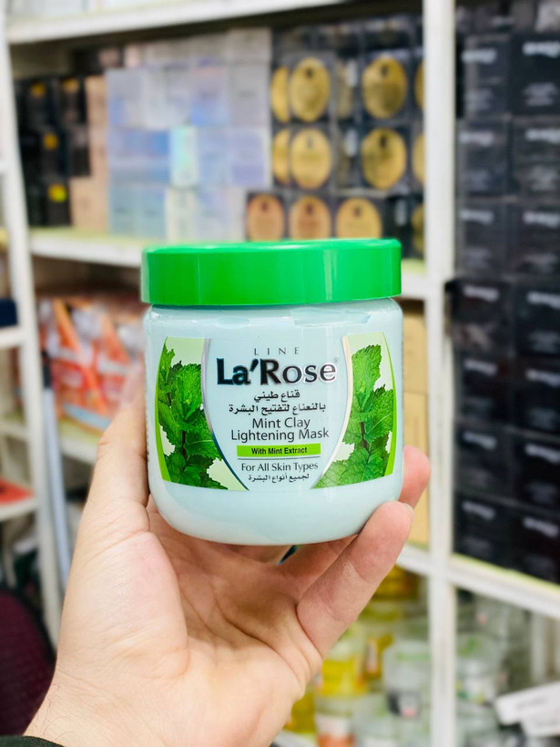 قیمت ماسک گچی نعناع لاروس La rose اصلی حجم 500 گرم