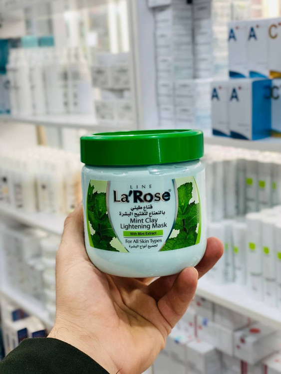 خرید ماسک گچی نعناع لاروس La rose اصلی حجم 500 گرم