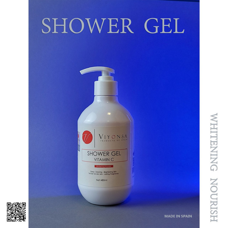 شاور ژل با عصاره ویتامین C برند ویونسا