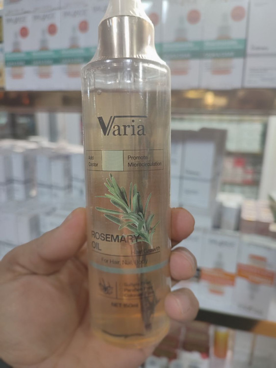 قیمت روغن رزماری تقویت مو و ناخن واریا اصلی حجم 150میل