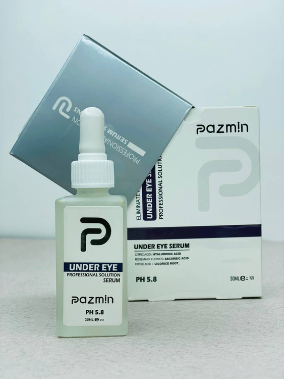 سرم همکر دور چشم رفع تیرگی و پوف زیر چشم پازمین