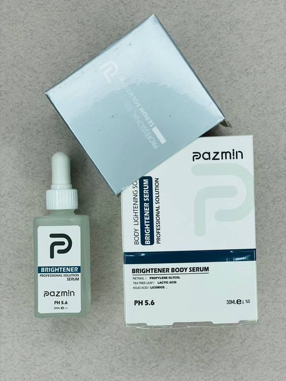 خرید آنلاین سرم روشن کننده بدن همکر پازمین