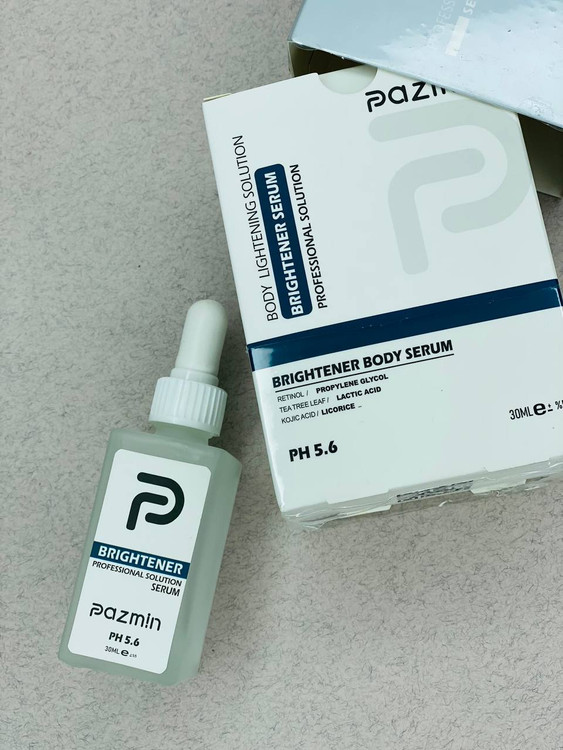 خرید سرم روشن کننده بدن همکر پازمین