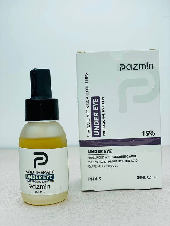 پیلینگ شیمیایی دور چشم ضد لک و چروک پازمین