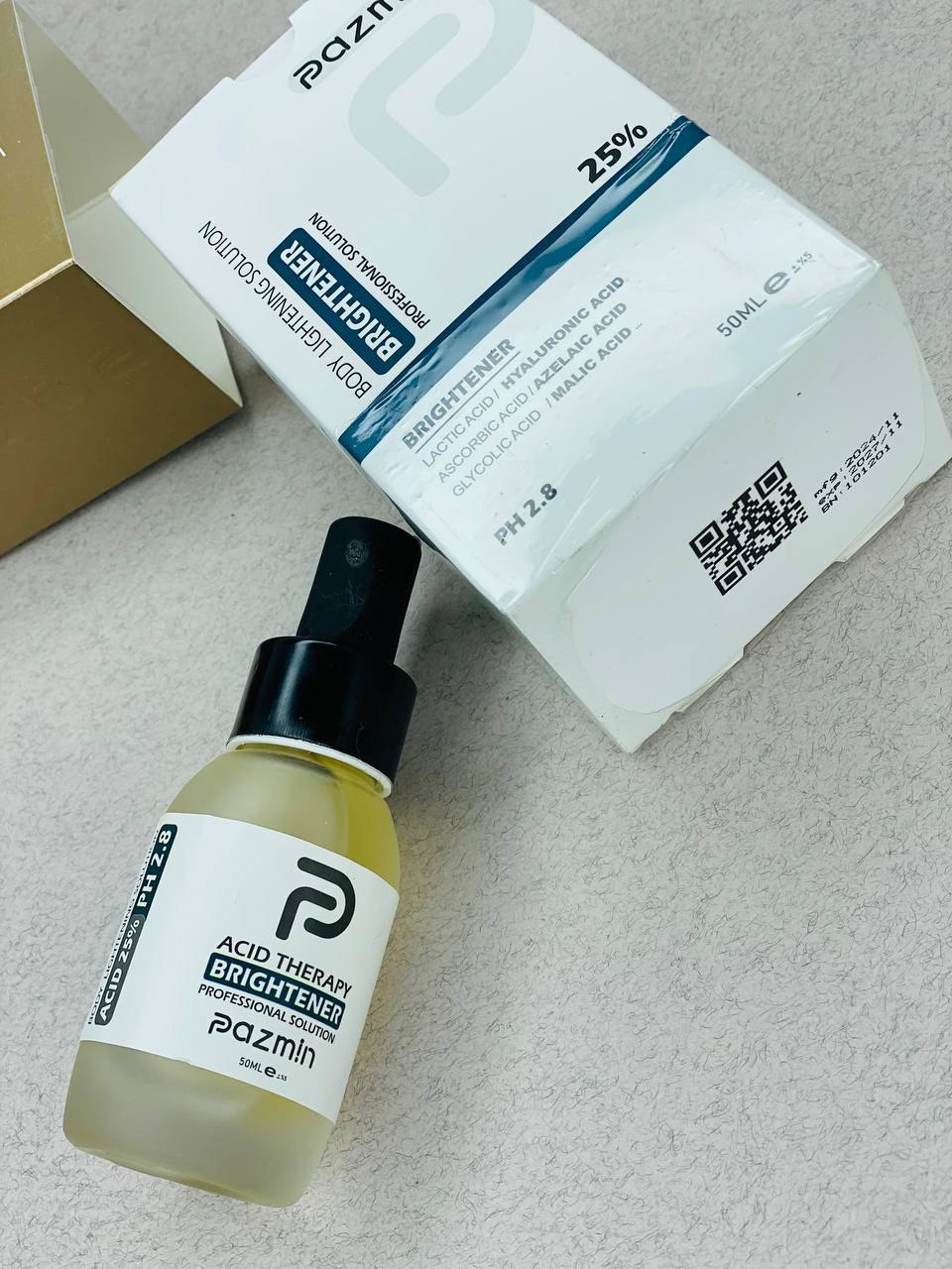 خرید پیلینگ شیمیایی تخصصی روشن کننده بدن پازمین