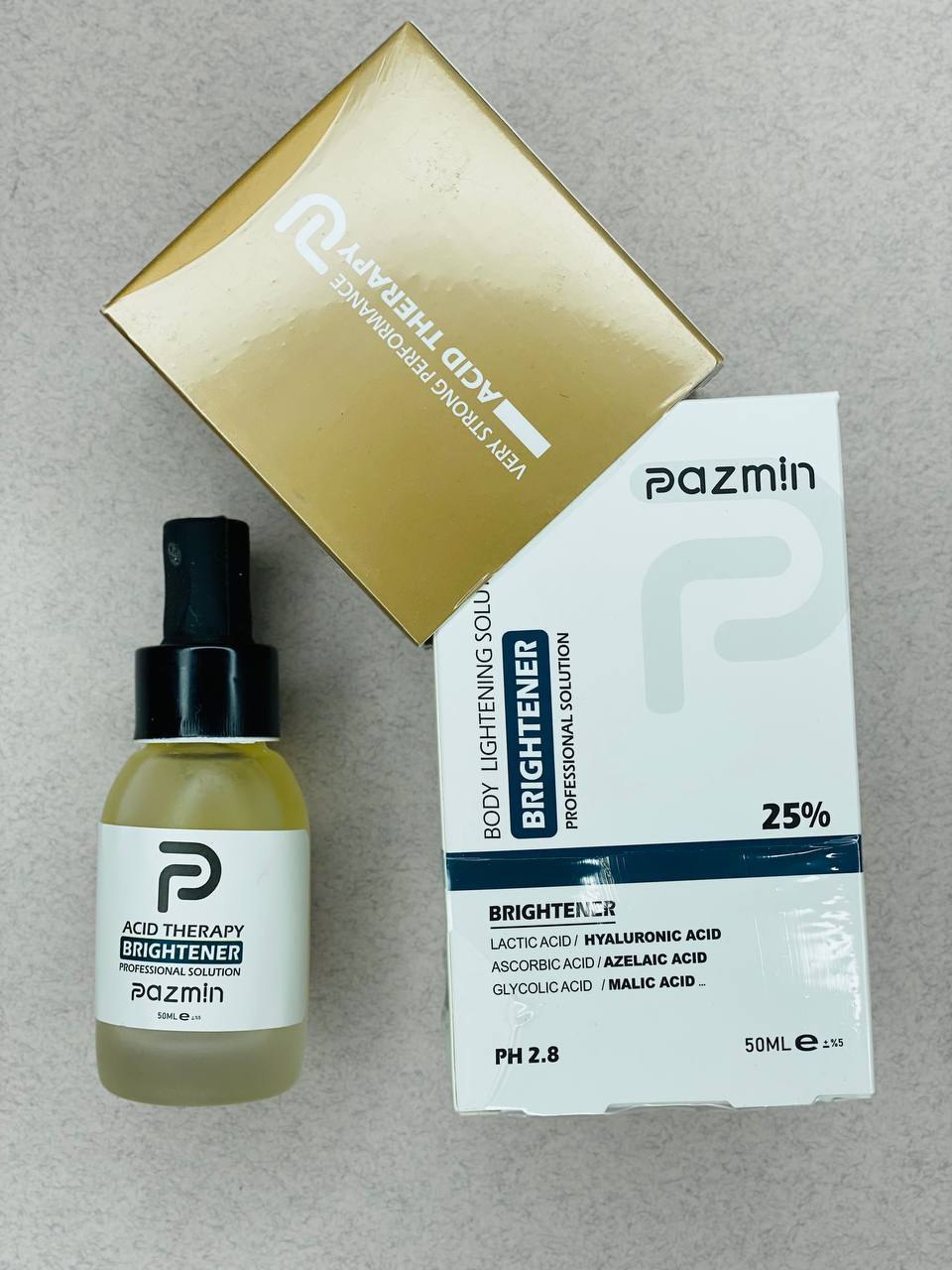 خرید آنلاین پیلینگ شیمیایی تخصصی روشن کننده بدن پازمین