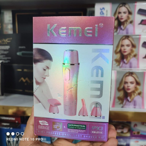 شیور فلاوز زنانه اصلاح 4کاره صورت و بدن کیمی مدل 2715