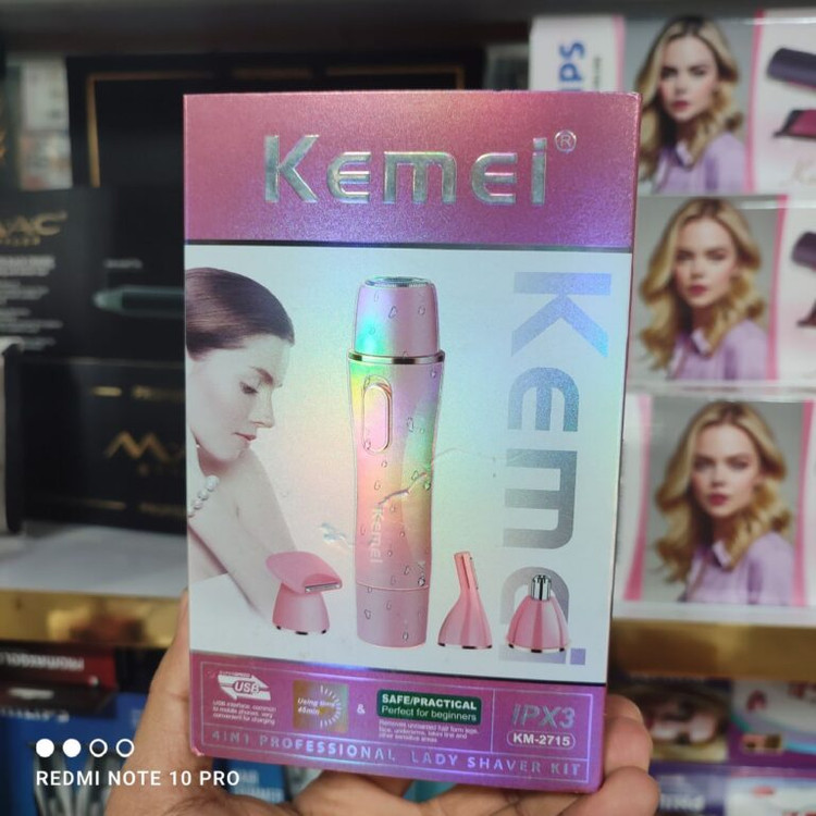 شیور فلاوز زنانه اصلاح 4کاره صورت و بدن کیمی مدل 2715