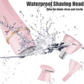 شیور فلاوز زنانه اصلاح 4کاره صورت و بدن کیمی مدل 2715