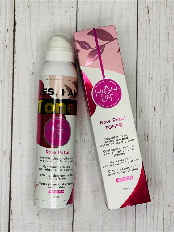 تونر گل رز هایلایف مخصوص پوست خشک