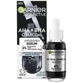 سرم زغال گارنیر ضدجوش و ضدلک مدل AHA+BHA