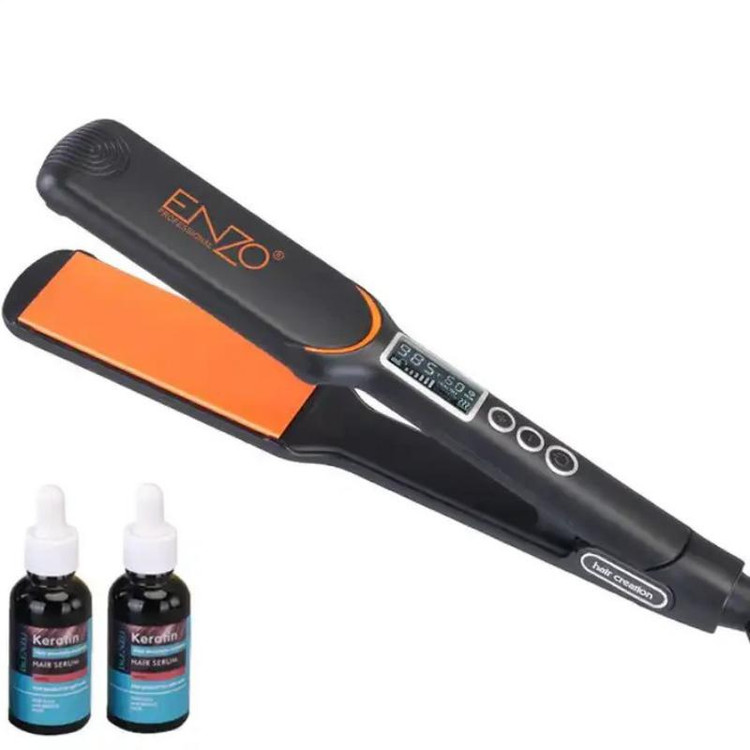 قیمت اتو مو انزو کراتینه پروفیشینال صفحه پهن مدل EN-3130 ENZO