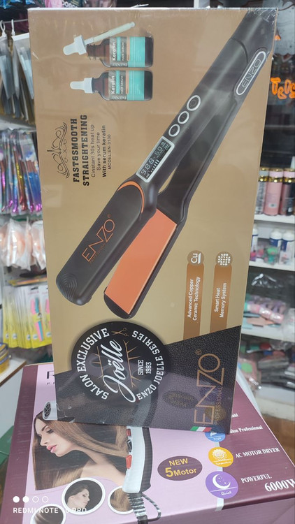 خرید آنلاین اتو مو انزو کراتینه پروفیشینال صفحه پهن مدل EN-3130 ENZO