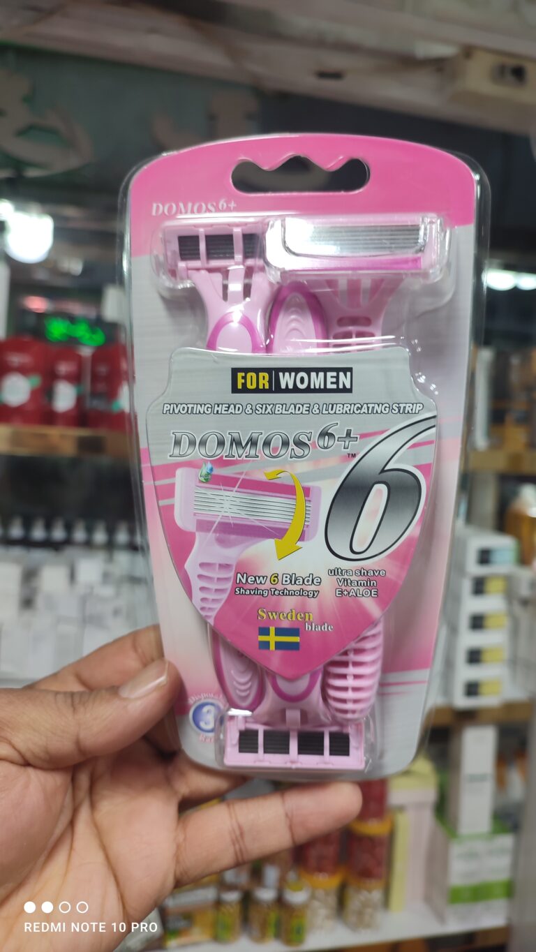 ژیلت زنانه 6لبه دوموس بسته سه عددی