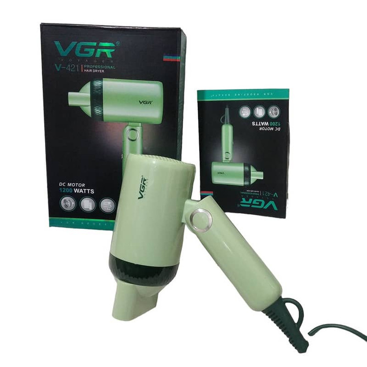 خرید آنلاین سشوار مسافرتی وی جی آر V-421 اورجینال