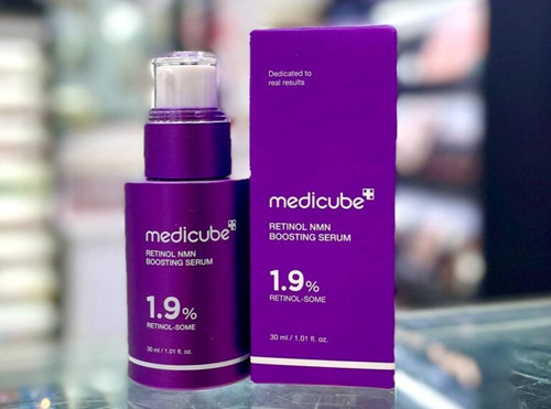 سرم رتینول مدی کیوب جوانساز ضد لک و روشن کننده