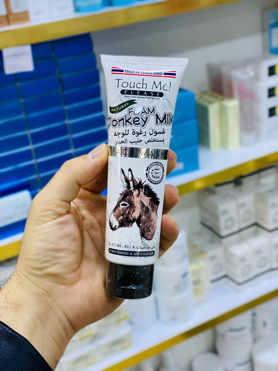 خرید فوم شستشوی صورت شیر الاغ TOUCH ME