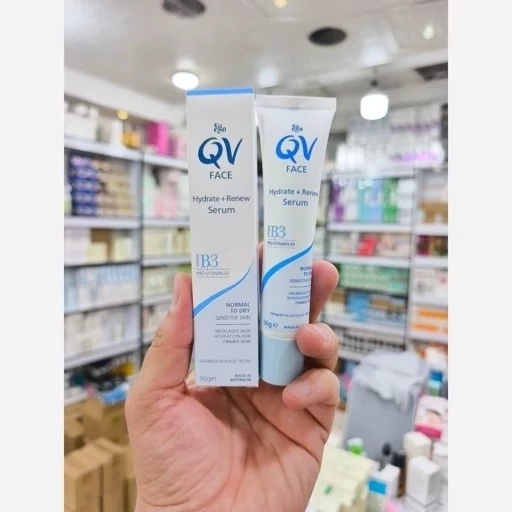 سرم مرطوب کننده و جوان کننده صورت کیوی QV 30 گرم