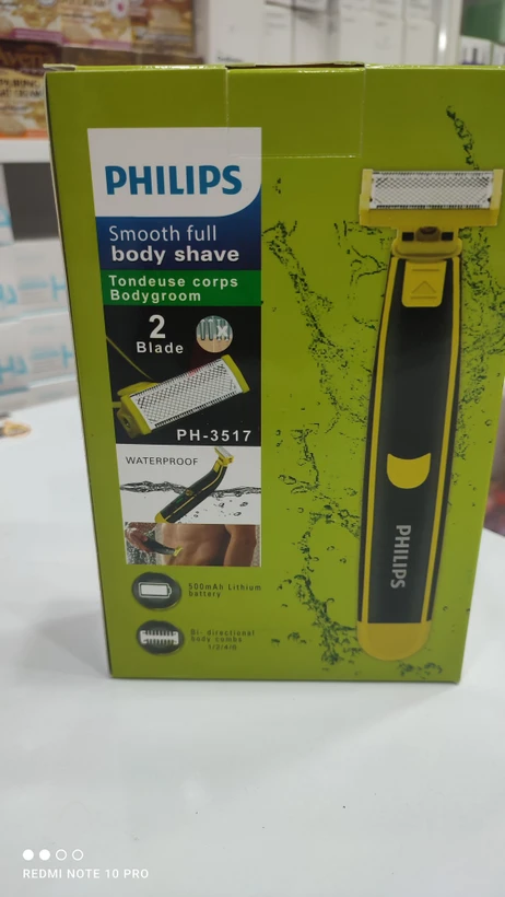 ریش تراش فیلیپس سری بودی  گرون مدل PH-3517همراه تیغ اضافه